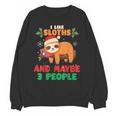 Sloth For Sloth Lover Men Women Kids Introverts Unisex Sweatshirt Sloth For Sloth Lover Men Women Kids Introverts Unisex Sweatshirt