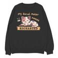 Social Meter Recharge Social Meter For Introverts Unisex Sweatshirt Social Meter Recharge Social Meter For Introverts Unisex Sweatshirt