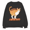 SOCIALLY AWKWARD FUNNY CAT ANTISOCIAL INTROVERT WEIRD Unisex Sweatshirt SOCIALLY AWKWARD FUNNY CAT ANTISOCIAL INTROVERT WEIRD Unisex Sweatshirt