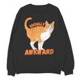 SOCIALLY AWKWARD FUNNY CAT ANTISOCIAL INTROVERT WEIRD Unisex Sweatshirt SOCIALLY AWKWARD FUNNY CAT ANTISOCIAL INTROVERT WEIRD Unisex Sweatshirt