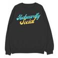 Socially Awkward Introvert Retro Anxious Awkwardly Social Unisex Sweatshirt Socially Awkward Introvert Retro Anxious Awkwardly Social Unisex Sweatshirt