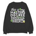 St Patricks Day Masters Degree MSW Graduation Social Work Unisex Sweatshirt