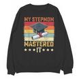 My Stepmom Mastered It Master's Degree Graduation Vintage Unisex Sweatshirt
