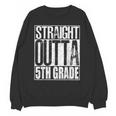 Straight Outta 5th Grade Shirt Graduation 2017 Unisex Sweatshirt
