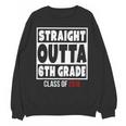 Straight Outta 6th Grade Class Of 2018 Graduation Shirt Unisex Sweatshirt