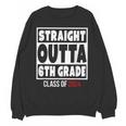 Straight Outta 6th Grade Class Of 2024 Shirt Graduation Unisex Sweatshirt
