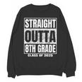 Straight Outta 8th Grade Graduation 2025 Eighth Grade Unisex Sweatshirt