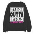 Straight Outta Fifth Grade Class Of 2018 Graduation Unisex Sweatshirt