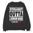 Straight Outta Junior High Class Of 2018 Graduation Shirt Unisex Sweatshirt
