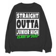 Straight Outta Junior High School Class Of 2022 Graduation Unisex Sweatshirt