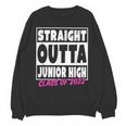 Straight Outta Junior High School Graduation Unisex Sweatshirt