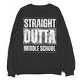 Straight Outta Middle School Class Of 2024 Graduation Unisex Sweatshirt
