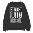 Straight Outta Nursing School Great Graduation Shirt Unisex Sweatshirt
