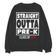 Straight Outta Pre-K Class Of 2018 Shirt Graduation Unisex Sweatshirt