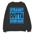 Straight Outta Second Grade Graduation Class Unisex Sweatshirt