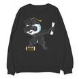 Student Graduation 2022 Panda Football Boys Girls Teenager Unisex Sweatshirt