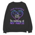 Suicide Prevention Shirt Teal & Purple In Memory Of Niece Unisex Sweatshirt