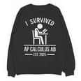 I Survived AP Calculus AB Graduation Senior 2025 Unisex Sweatshirt