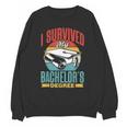 I Survived My Bachelor's Degree Party Bachelor Graduation Unisex Sweatshirt