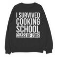 I Survived Cooking School Class Of 2018 Graduation Unisex Sweatshirt