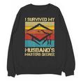 I Survived My Husband's Master's Degree Graduation Unisex Sweatshirt