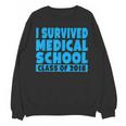 I Survived Medical School Class Of 2018 Graduation Unisex Sweatshirt