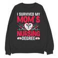 I Survived My Mom’s Nursing Degree Nurse Nursing Graduation Unisex Sweatshirt