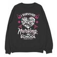 I Survived Nursing School Class Of 2018 Graduation T-Shirt Unisex Sweatshirt