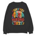 I Survived Nursing School Class Of 2025 Proud Graduation Unisex Sweatshirt