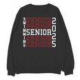 Swimming Senior Night Swimming Senior 2025 Graduation 40 Unisex Sweatshirt