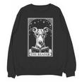 Tarot Card Vintage Whippet Dog Book Lover The Reader Unisex Sweatshirt Tarot Card Vintage Whippet Dog Book Lover The Reader Unisex Sweatshirt