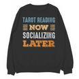 Tarot Reading Now Minimal Socializing Introvert Vintage Unisex Sweatshirt Tarot Reading Now Minimal Socializing Introvert Vintage Unisex Sweatshirt