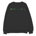 USB Stick Heartbeat Line Memory Module Unisex Sweatshirt