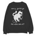 Vibes Are Off Cat Skateboard Introvert Sarcastic Humor Unisex Sweatshirt Vibes Are Off Cat Skateboard Introvert Sarcastic Humor Unisex Sweatshirt