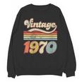 Vintage 1970 Birthday Retro Style 70's Born Nostalgia Outfit Unisex Sweatshirt