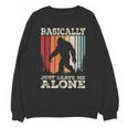 Vintage Basically Just Leave Me Alone Bigfoot Introverts Unisex Sweatshirt