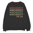 Vintage Architect Est 2018 Graduation 2018 Unisex Sweatshirt