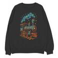 Vintage Locomotive Nostalgia Railroad Stars Unisex Sweatshirt