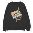 Vintage Pencil Rewind Cassette Tape Nostalgia Party 80s 90s Unisex Sweatshirt