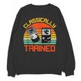 Vintage Retro Classically Trained Video Game 90s Nostalgia Unisex Sweatshirt