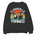 Vintage Retro Classically Trained Video Game 90s Nostalgia Unisex Sweatshirt