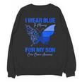 I Wear Blue In Memory For My Son Colon Cancer Awareness Unisex Sweatshirt I Wear Blue In Memory For My Son Colon Cancer Awareness Unisex Sweatshirt