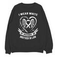 Wear In Memory Of Brother In Law Lung Cancer Awareness Unisex Sweatshirt