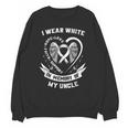 Wear In Memory Of Uncle Lung Cancer Awareness Products Unisex Sweatshirt