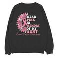 I Wear Pink In Memory Of My Aunt Breast Cancer Pink Ribbon Unisex Sweatshirt