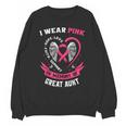 I Wear Pink In Memory Of Great Aunt Breast Cancer Shirts Tee Unisex Sweatshirt