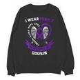 Wear Purple In Memory Of Cousin Pancreatic Cancer Awareness Unisex Sweatshirt
