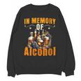 Weight Loss Diet In Memory Of Alcohol Sarcastic Unisex Sweatshirt Weight Loss Diet In Memory Of Alcohol Sarcastic Unisex Sweatshirt