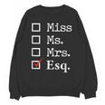 Women Lawyer Attorney Law School Graduation Lawyer Unisex Sweatshirt