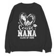 Women's Senior Nana Class Of 2026 Soccer Graduation Heart Unisex Sweatshirt